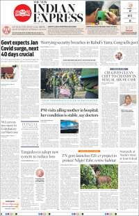 Portada de New Indian Express (India)