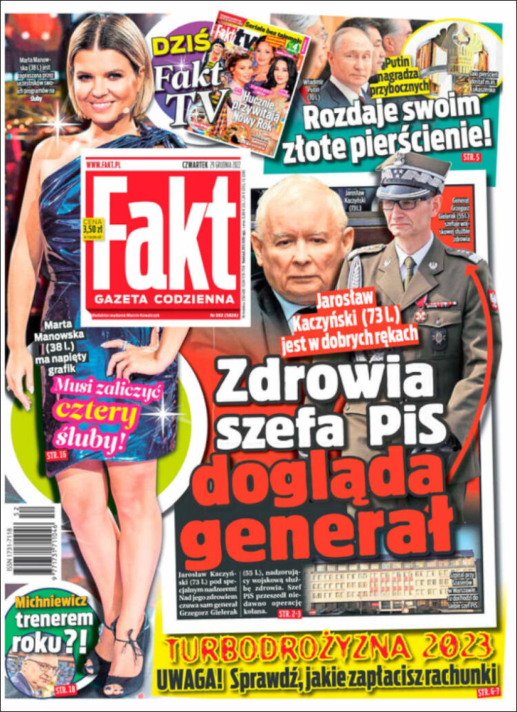 Portada de Fakt (Polonia)