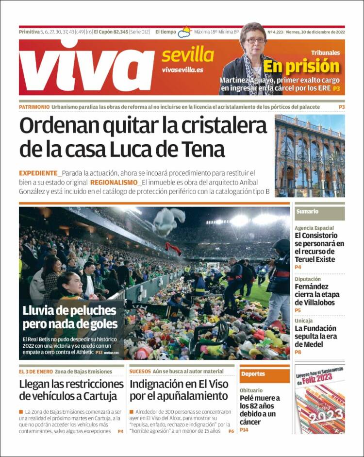 Portada de Viva Sevilla (España)