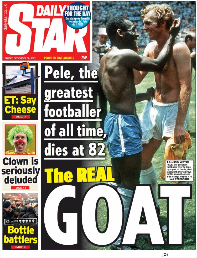 Portada de Daily Star (United Kingdom)