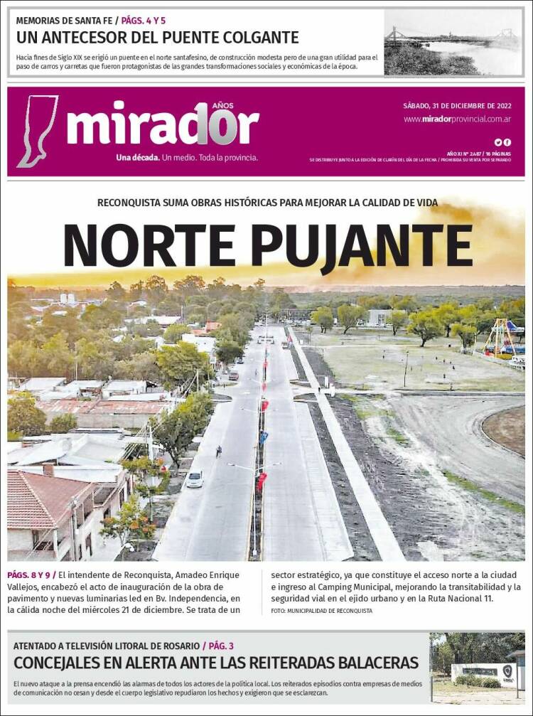 Portada de Mirador Provincial (Argentina)