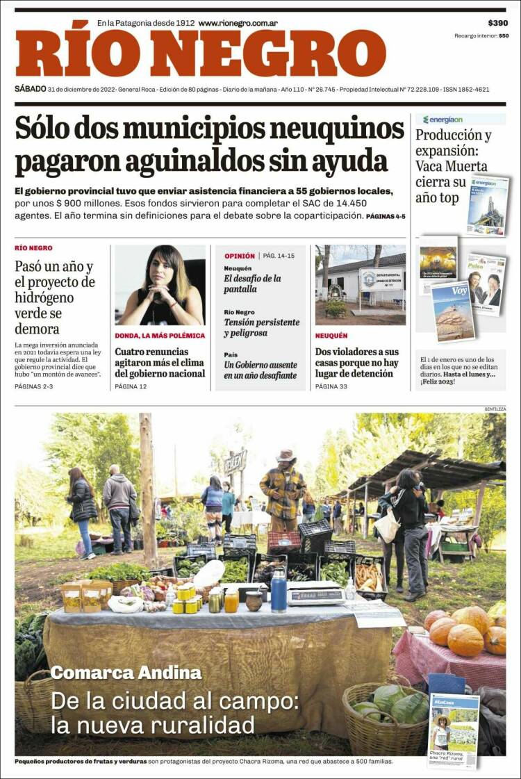 Portada de Rio Negro (Argentina)