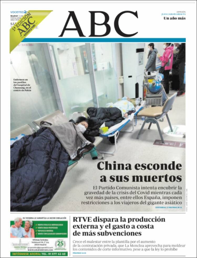 Portada de ABC (Spain)