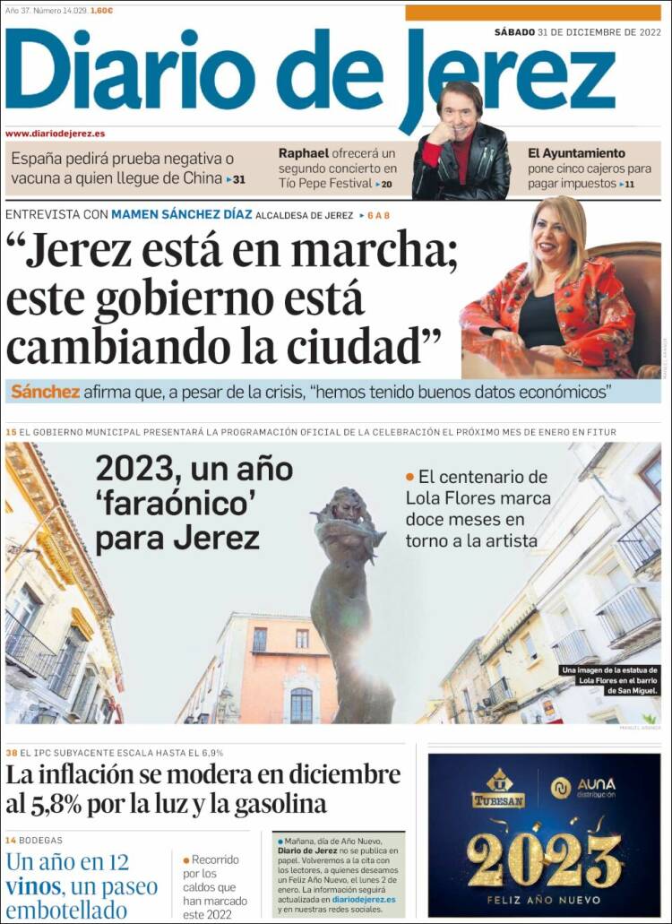 Portada de Diario de Jerez (Spain)