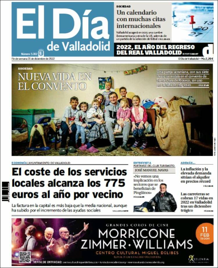 Portada de El Día de Valladolid (Spain)