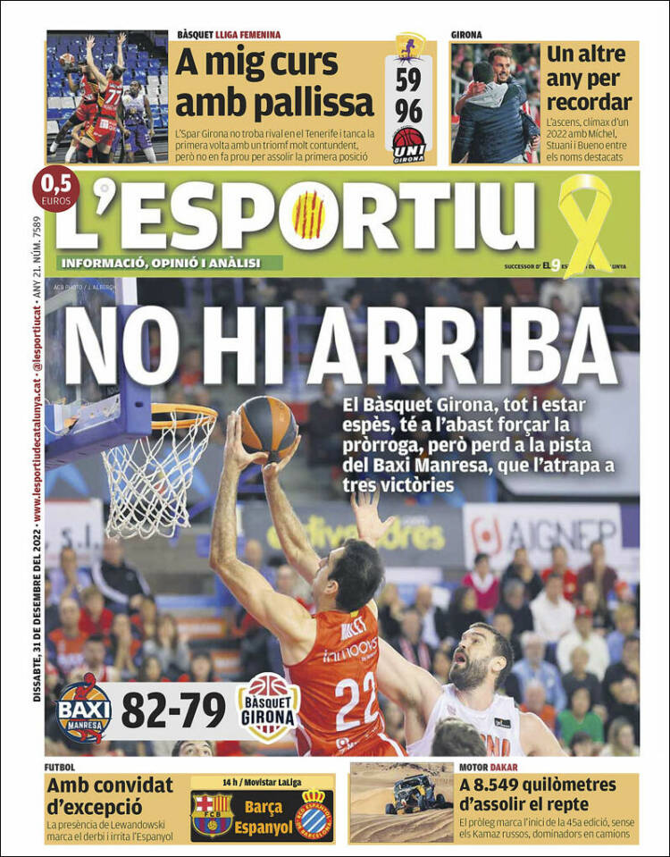 Portada de L'Esportiu : Girona (Spain)