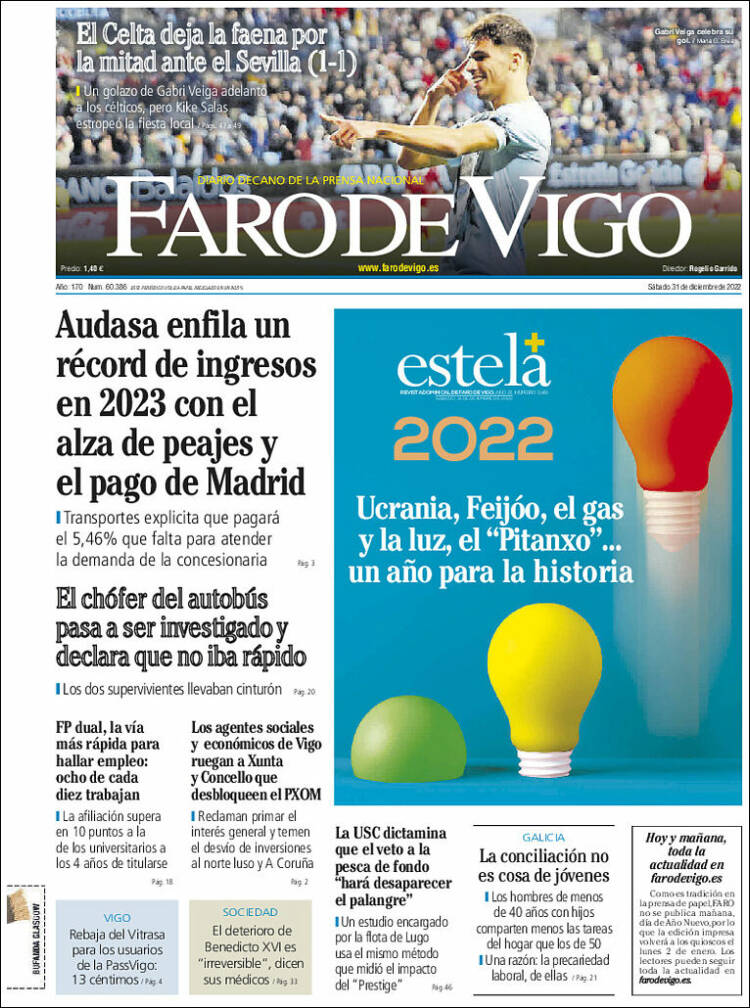 Portada de Faro de Vigo (Spain)