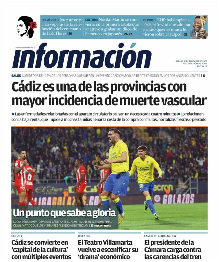 Portada de Información - Cadiz (Spain)