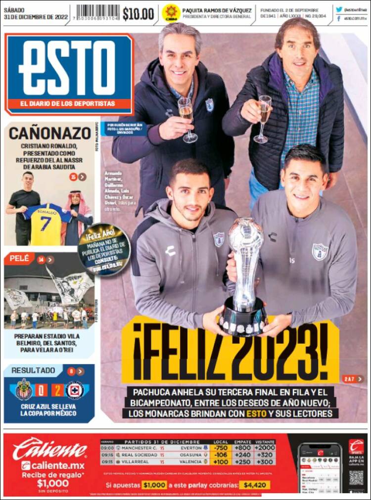 Portada de Esto (M&eacute;xico)