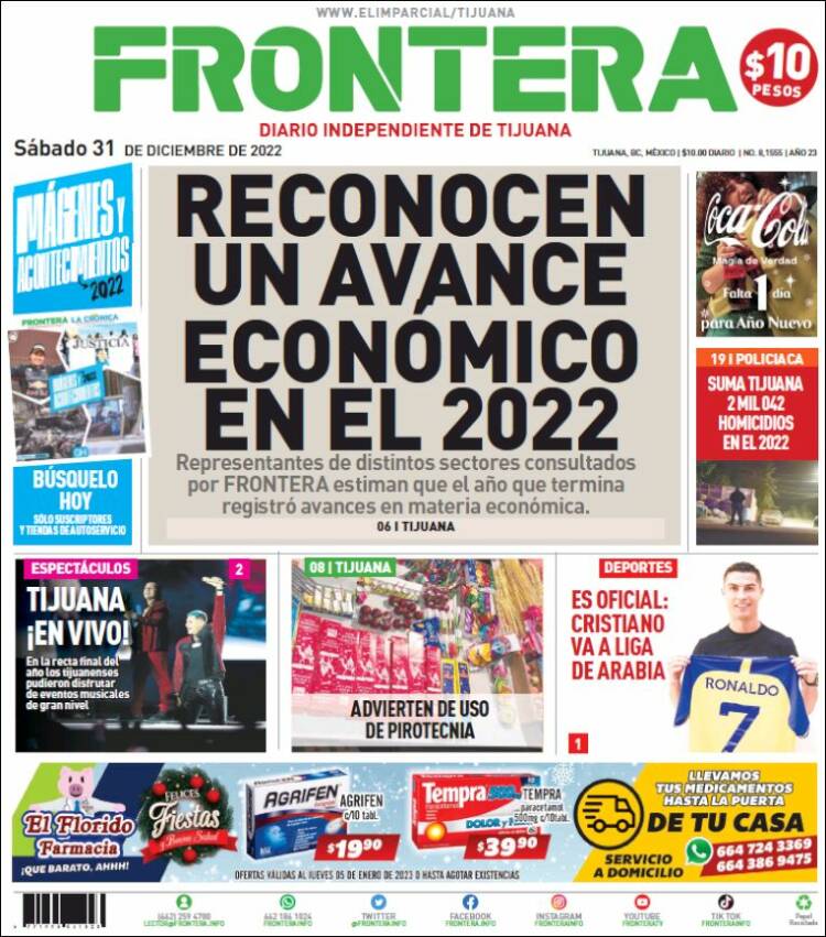 Portada de Frontera (M&eacute;xico)