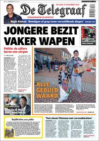 Portada de De Telegraaf (Pays-Bas)