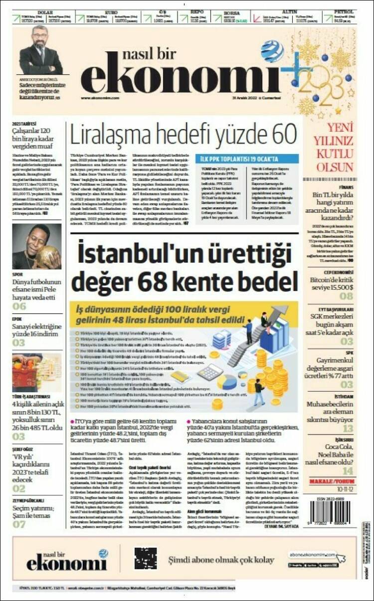Portada de Dünya (Turqu&iacute;a)