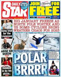 Portada de Daily Star (United Kingdom)