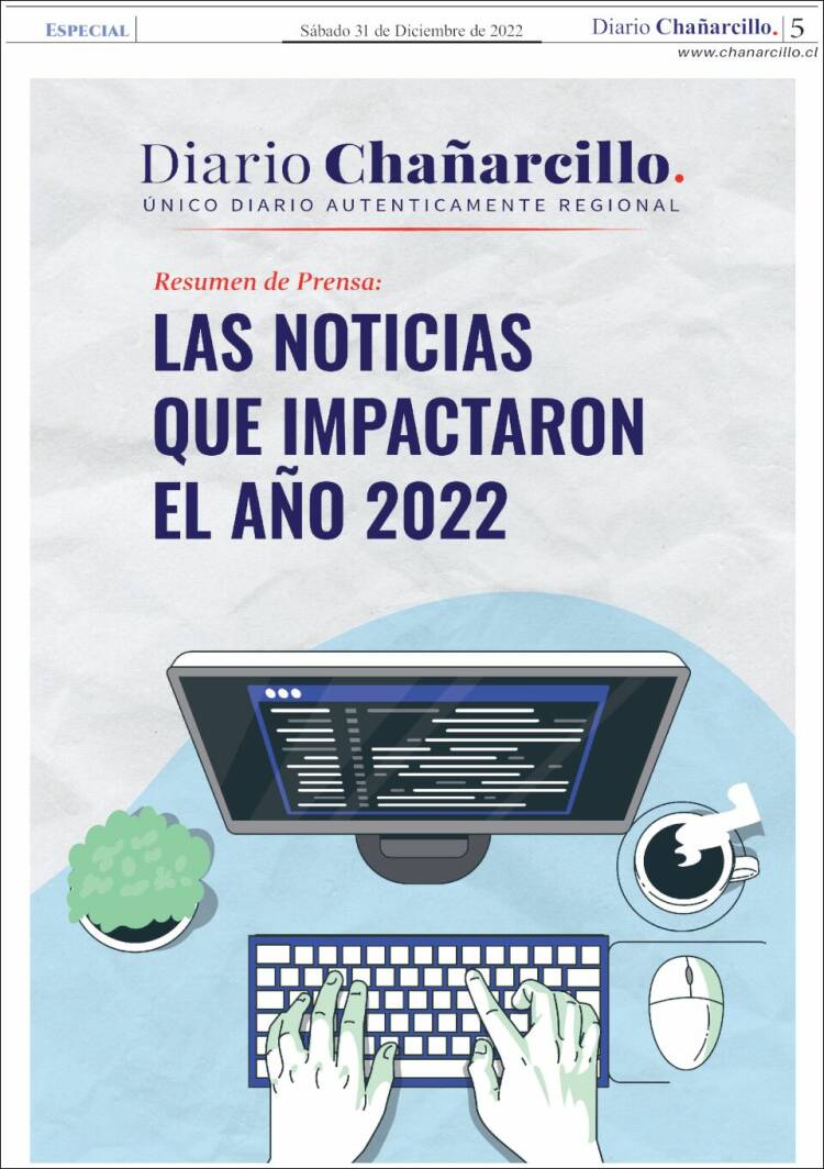 Portada de Diario Chañarcillo (Chile)
