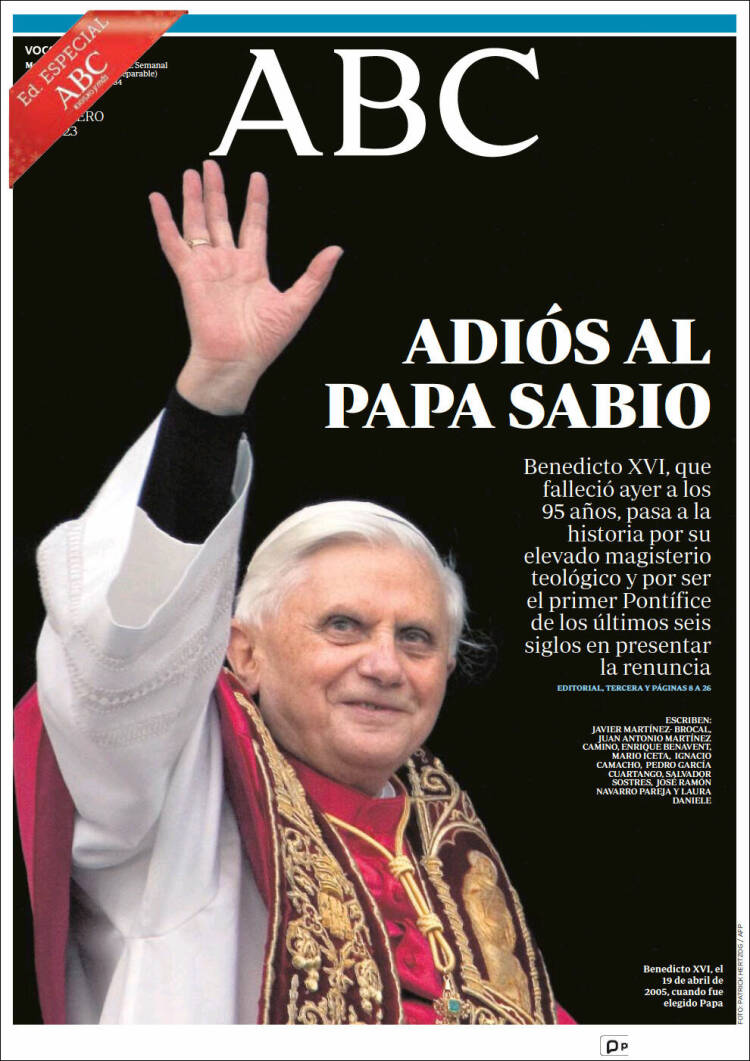 Portada de ABC - Sevilla (España)