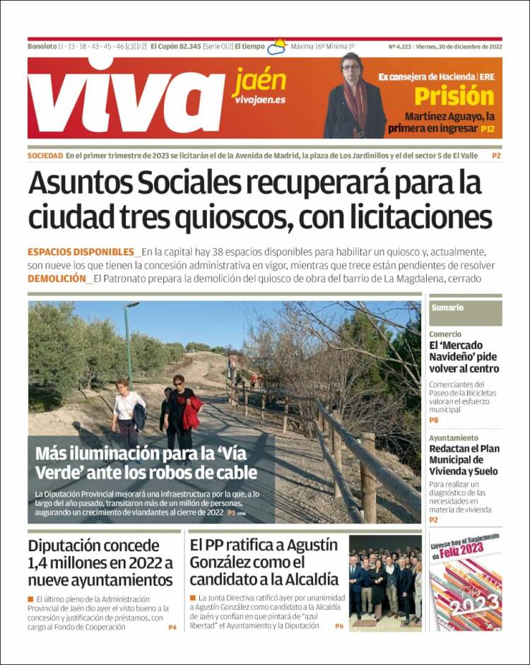 Portada de Viva Jaén (España)