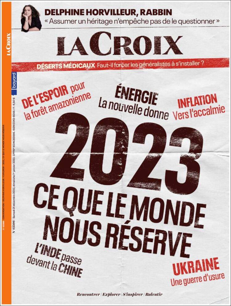 Portada de La Croix (Francia)