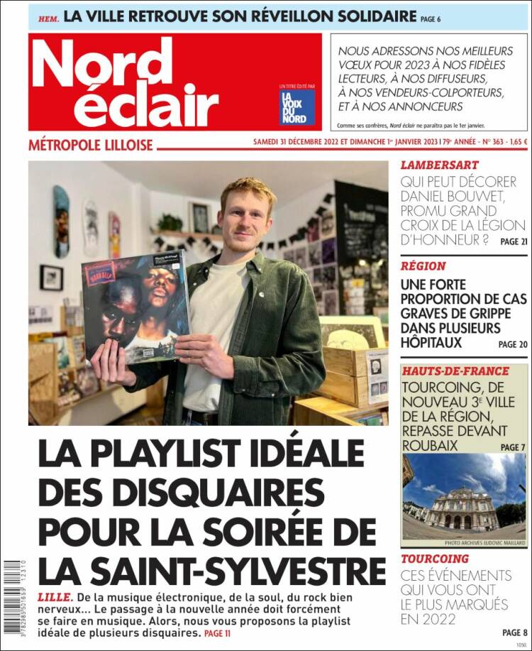 Portada de Nord Éclair (Francia)