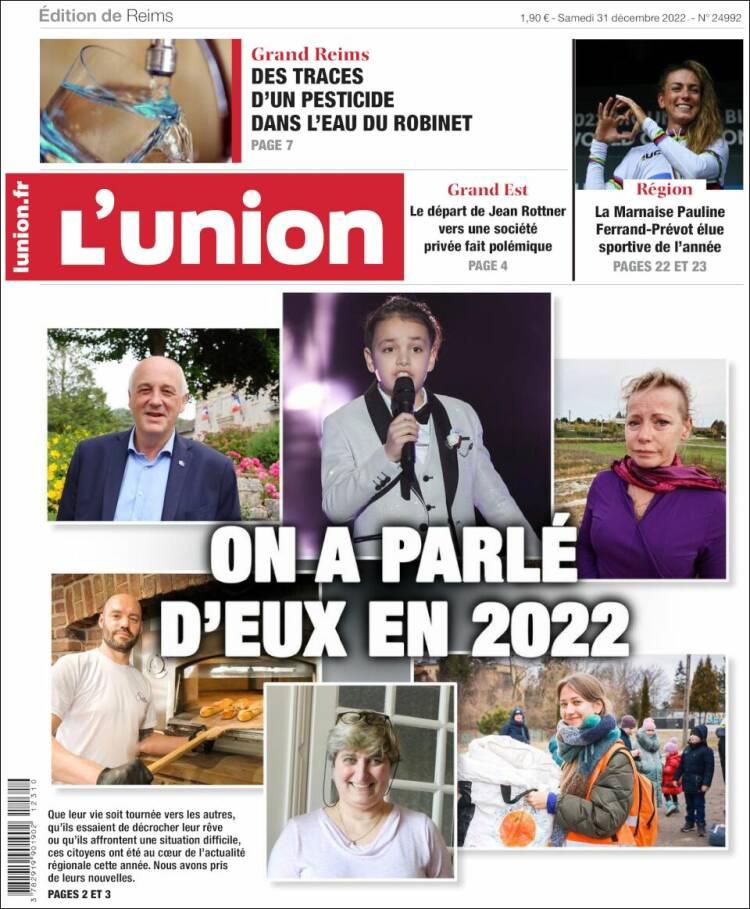 Portada de L'Union (Francia)