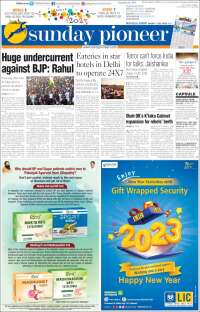 Portada de The Pioneer (India)