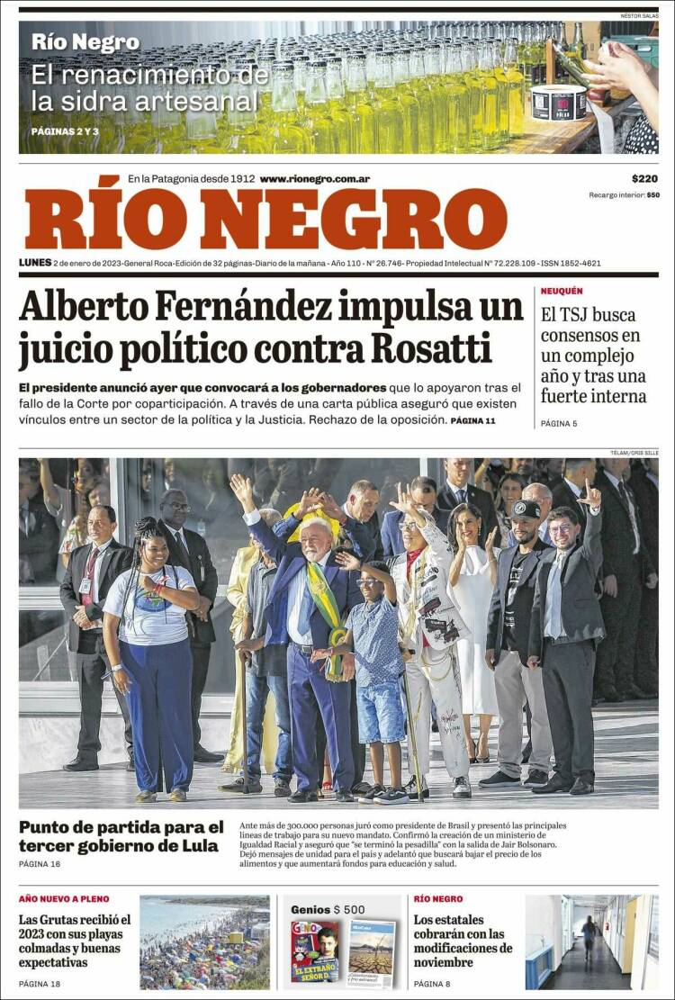 Portada de Rio Negro (Argentina)