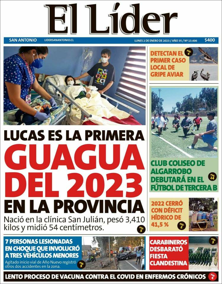 Portada de Lider de San Antonio (Chile)