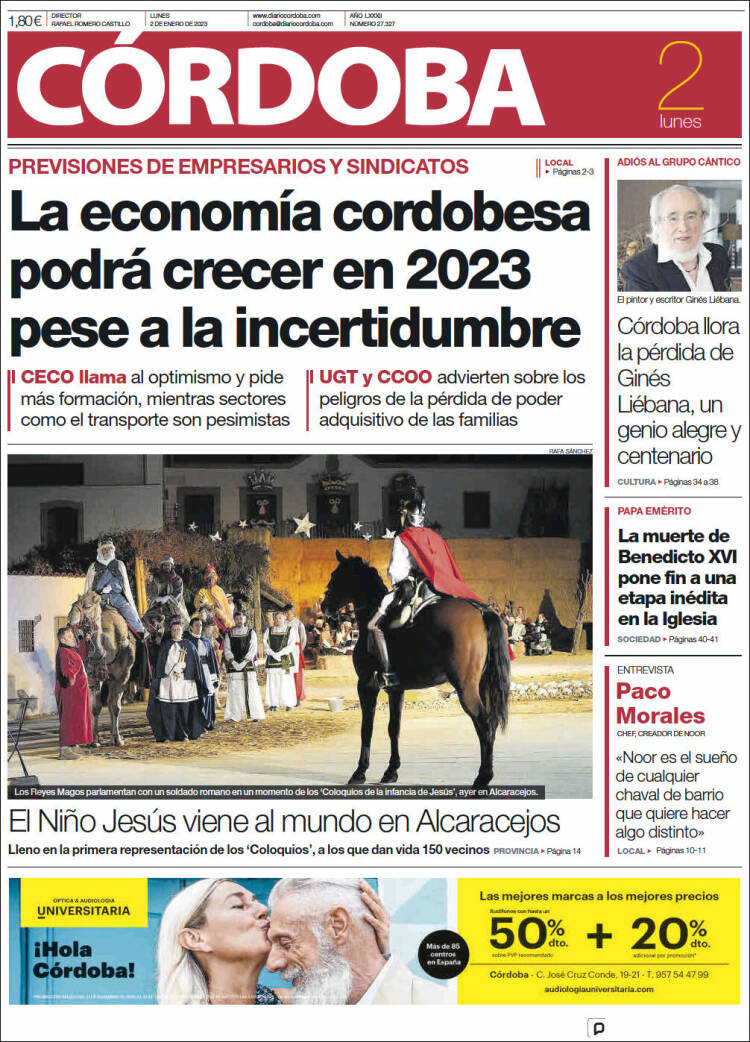 Portada de Diario de Córdoba (Espa&ntilde;a)