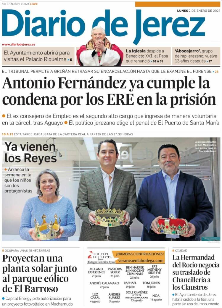Portada de Diario de Jerez (Espa&ntilde;a)