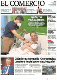 Portada de El Comercio - Gijón (Espa&ntilde;a)