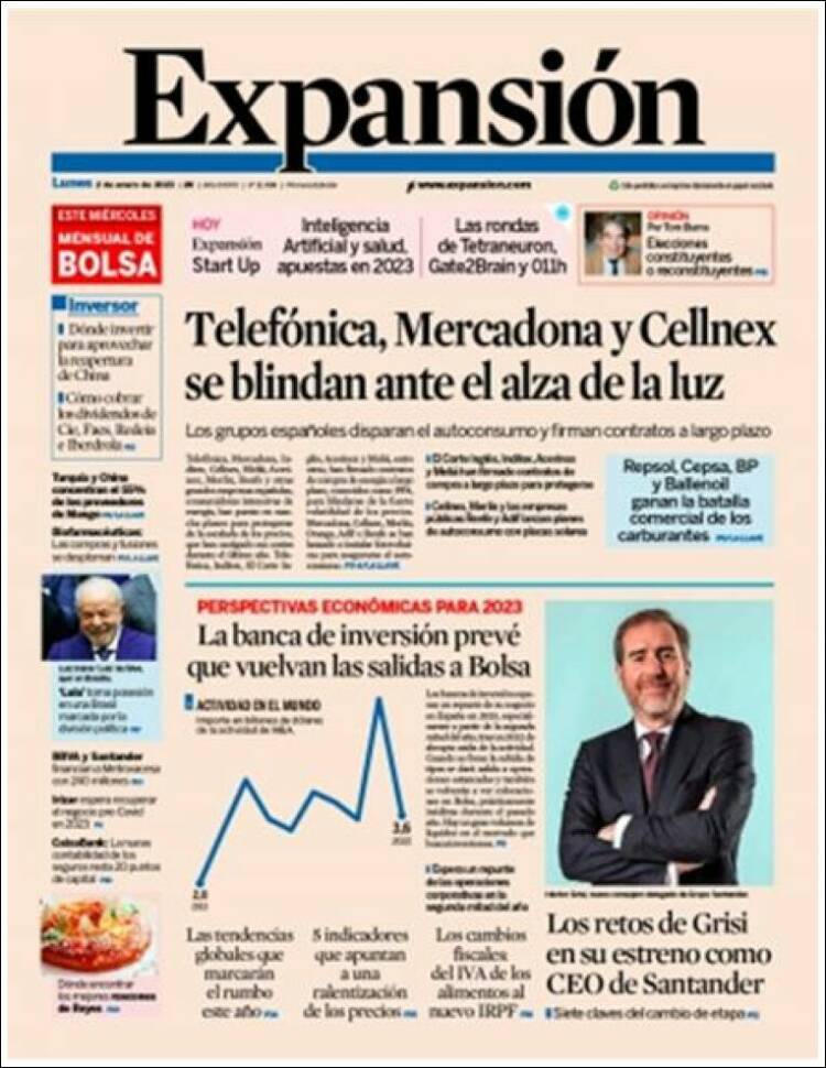 Portada de Expansión (Espa&ntilde;a)