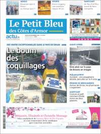 Portada de Le Petit Bleu (Francia)