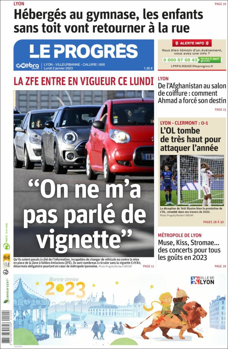 Portada de Progres de Fecamp (Francia)