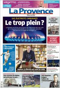 Portada de La Provence (Francia)