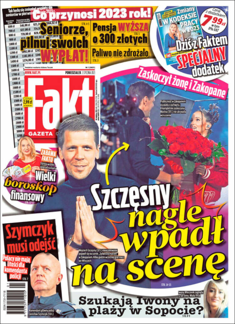 Portada de Fakt (Polonia)