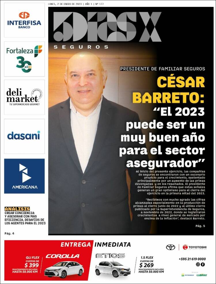 Portada de 5 Días (Paraguay)