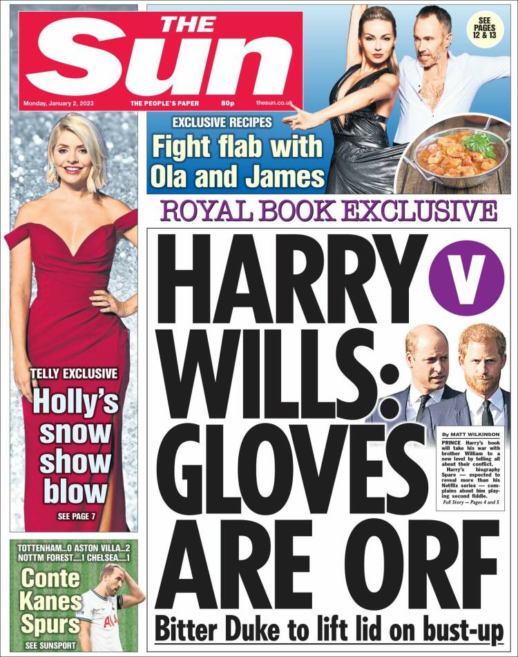 Portada de The Sun (Reino Unido)