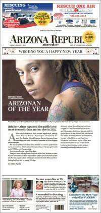 Portada de Arizona Republic News (États-Unis)