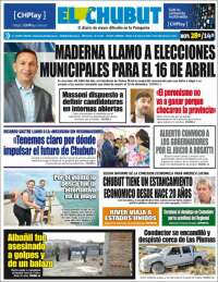 Portada de El Chubut (Argentina)