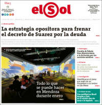 Portada de El Sol (Argentina)