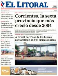 Portada de El Litoral Corrientes (Argentina)