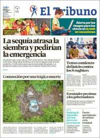 Portada de El Tribuno - Salta (Argentina)