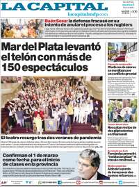 Portada de Diario La Capital - Mar del Plata (Argentina)