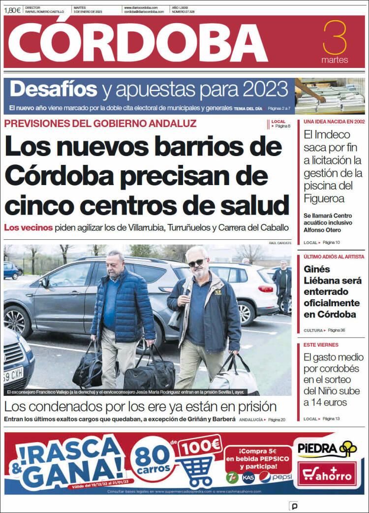 Portada de Diario de Córdoba (Spain)