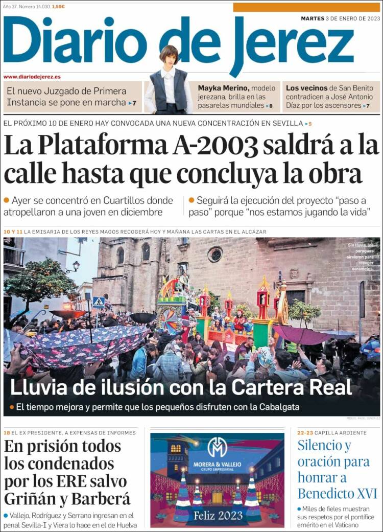 Portada de Diario de Jerez (Spain)