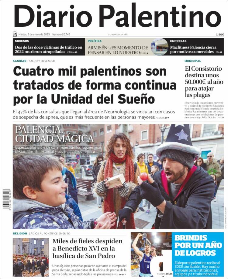 Portada de Diario Palentino (Spain)