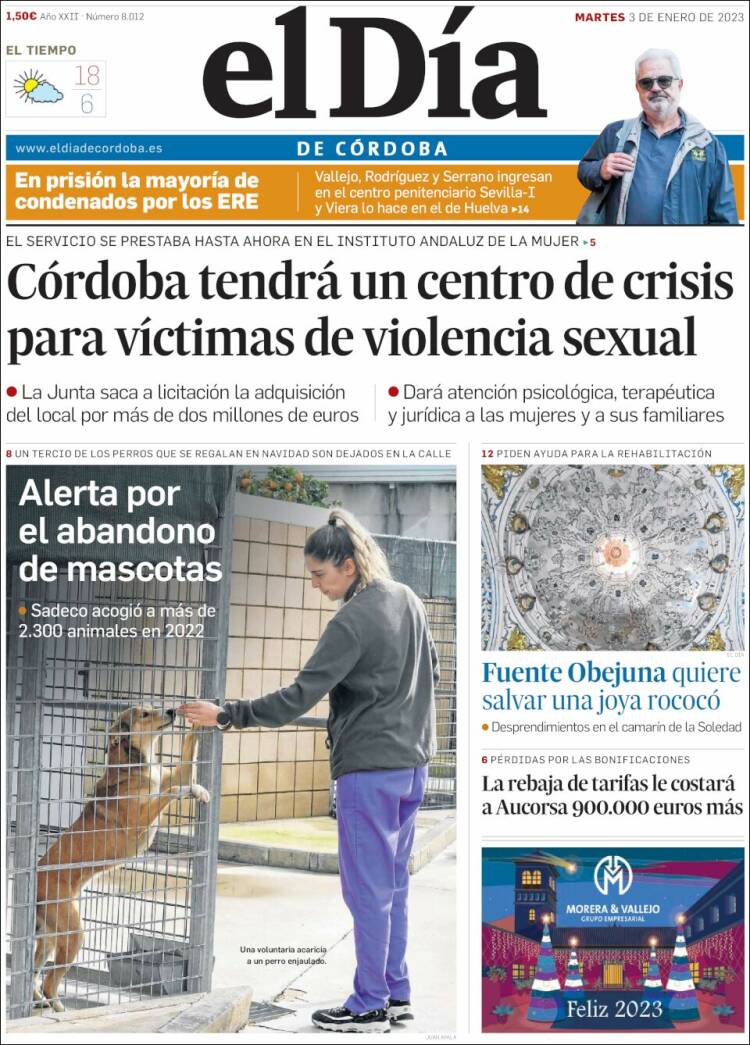 Portada de El Día de Córdoba (Spain)