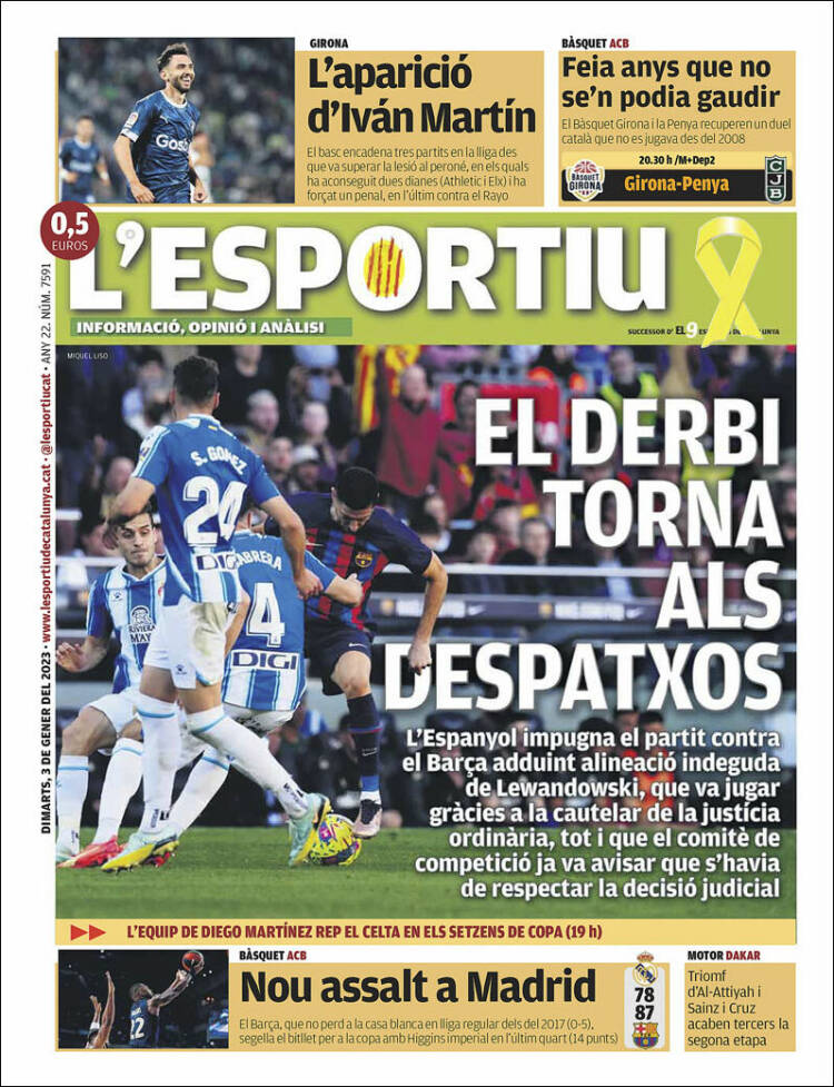 Portada de L'Esportiu : Girona (Spain)