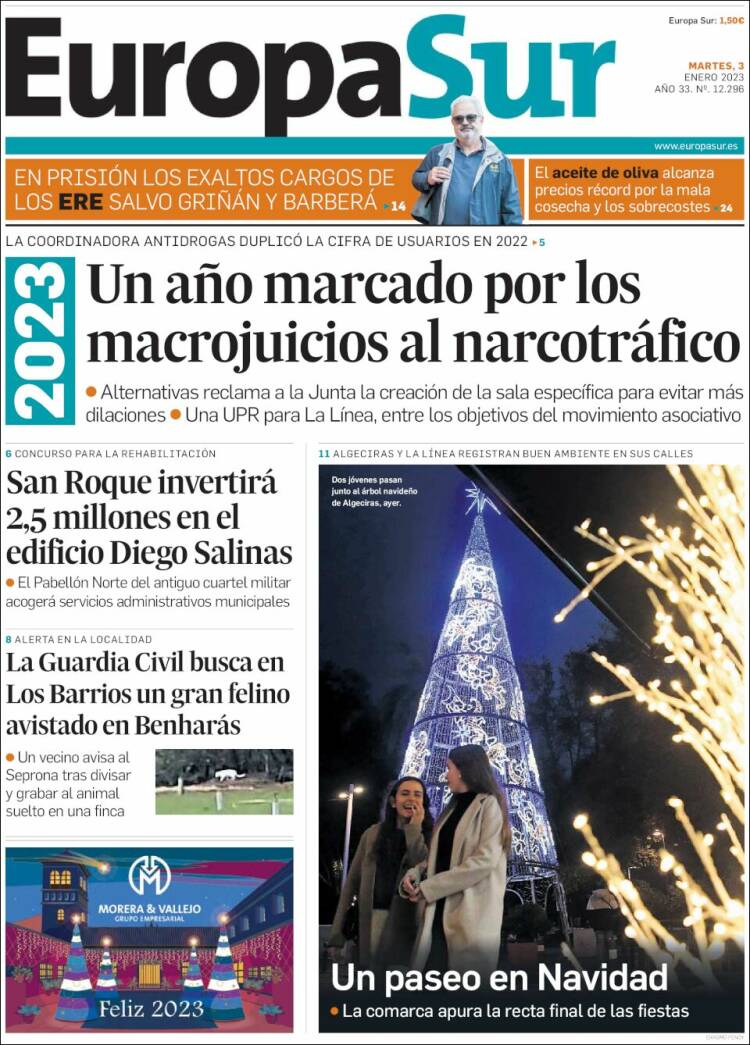 Portada de Europa Sur (Spain)