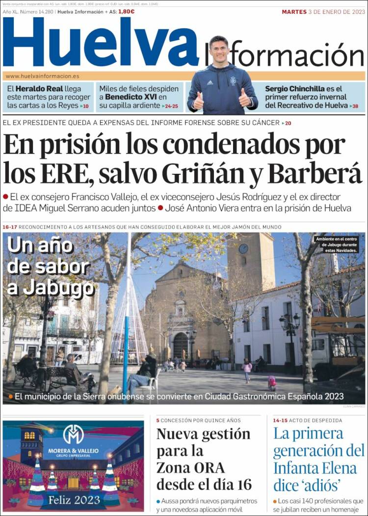 Portada de Huelva Información (Spain)