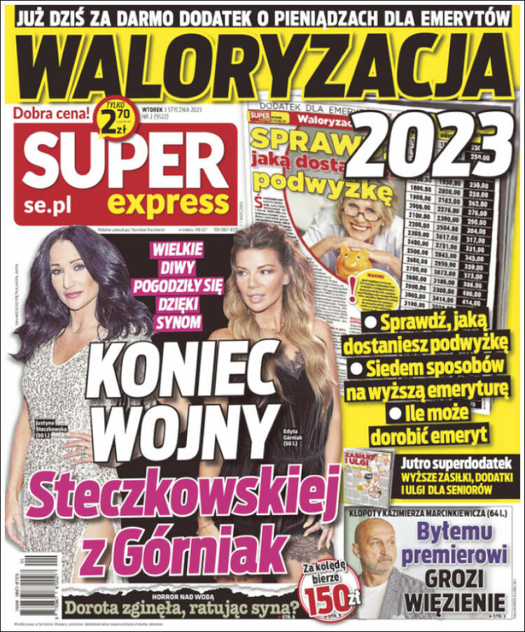 Portada de Super Express (Polonia)